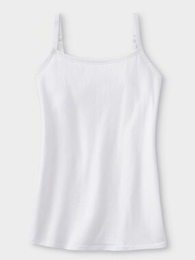WHITE BRA CAMI